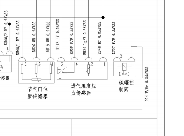 长安之星2 发动机电路图