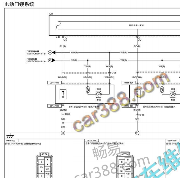 2008年马自达3车内门灯及保险资料