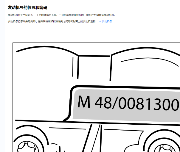 保时捷卡宴发动机号的位置