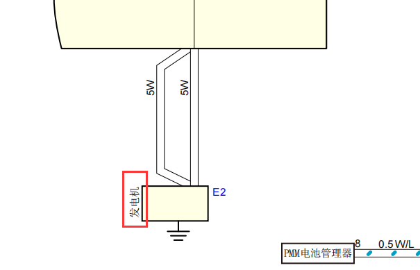 2017年江西五十铃D-MAX发电机电路图