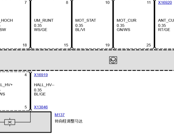 2009年宝马520Li 转向柱调整资料