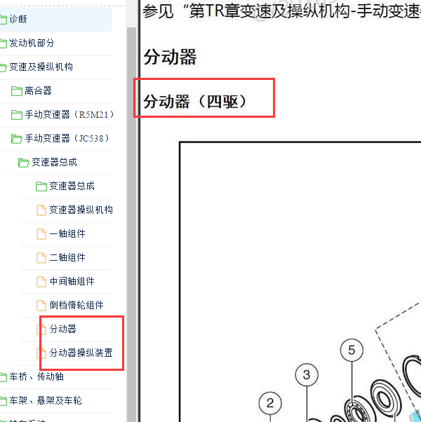 2012-2018年北汽福田拓陆者四驱维修手册.
