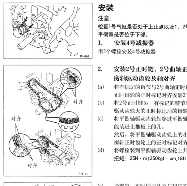 丰田3RZ发动机正时