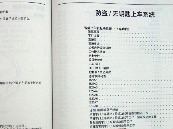 2009年丰田皇冠无钥匙系统维修手册