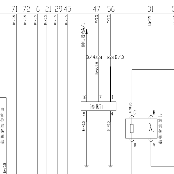 奇瑞旗云2通讯线路图