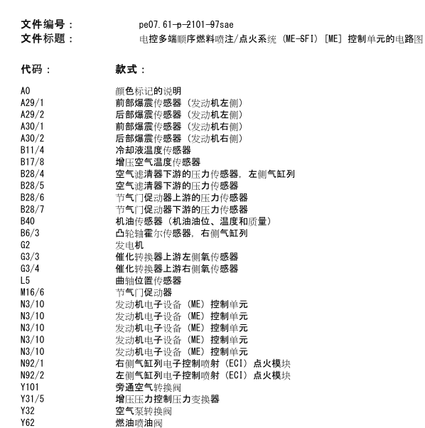 2008年奔驰S600发动机凸轮轴电路图
