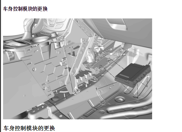 2016年昂科威车身电脑BCM位置
