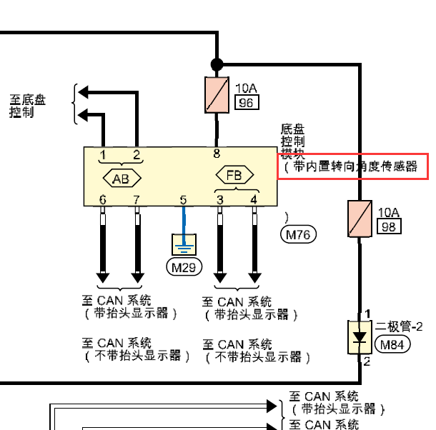 2020年 日产轩逸 转向角传感器