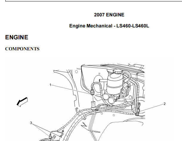 2007年雷克萨斯LS460L发动机维修手册