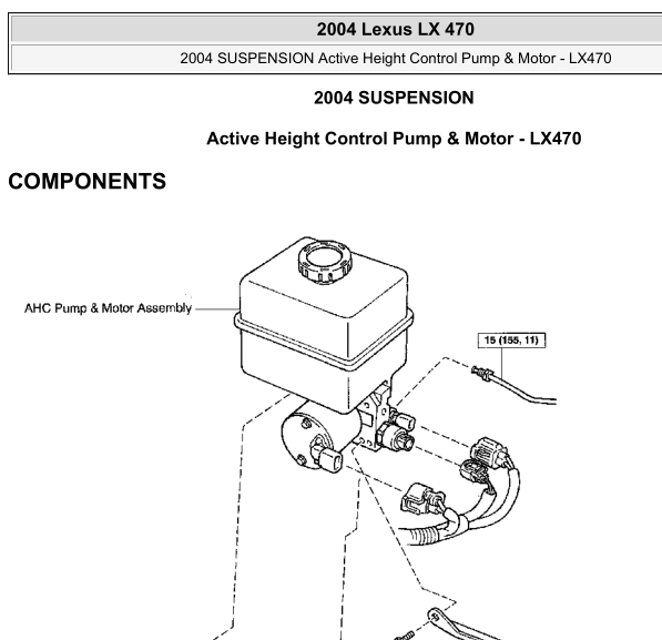 2004年雷克萨斯LX470悬挂维修手册