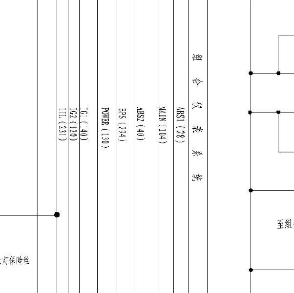 2010年吉利熊猫仪表电路图