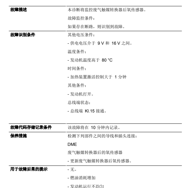 2014年宝马520LI故障码解析