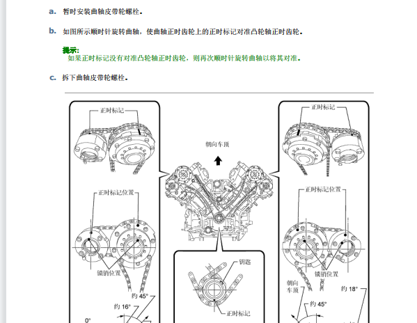 2007年雷克萨斯LS600H 发动机正时