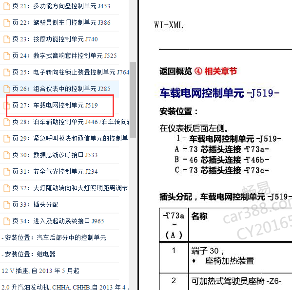 2015年大众高尔夫车身针脚