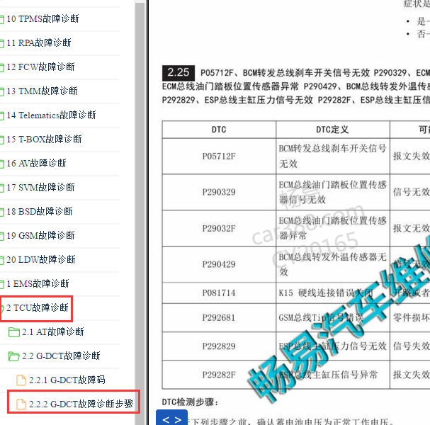 2015-2016年传祺传祺GS5 P081714故障码说明