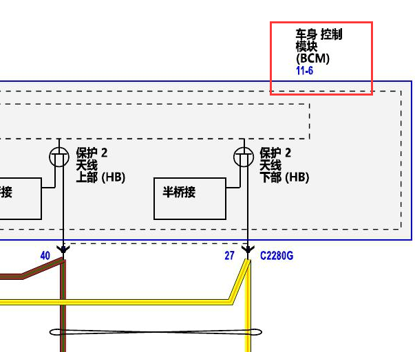 2019年福特蒙迪欧车身相关电路图
