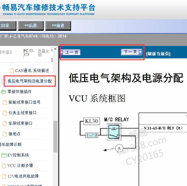 2014年江淮IEV4电源分配资料