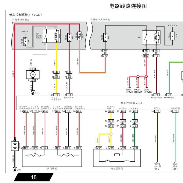 2018年力帆650EV VCU电路图