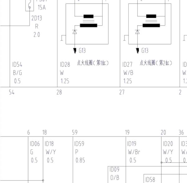 2019年江淮LJ4A18Q6发动机电路图