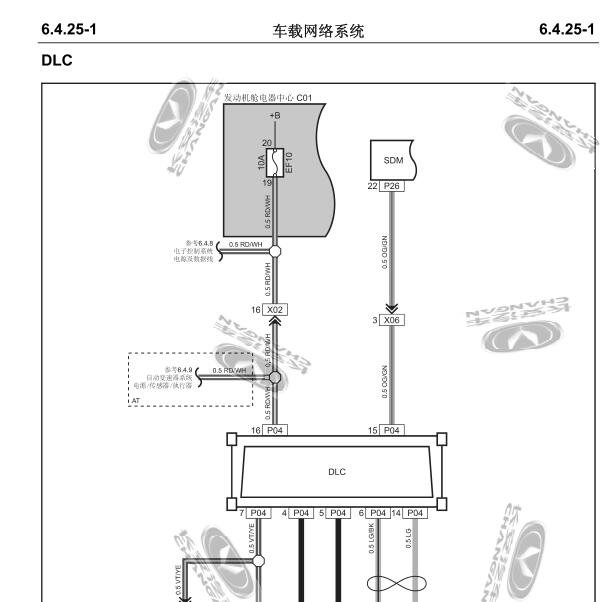 2016年长安CS35 CAN电路图