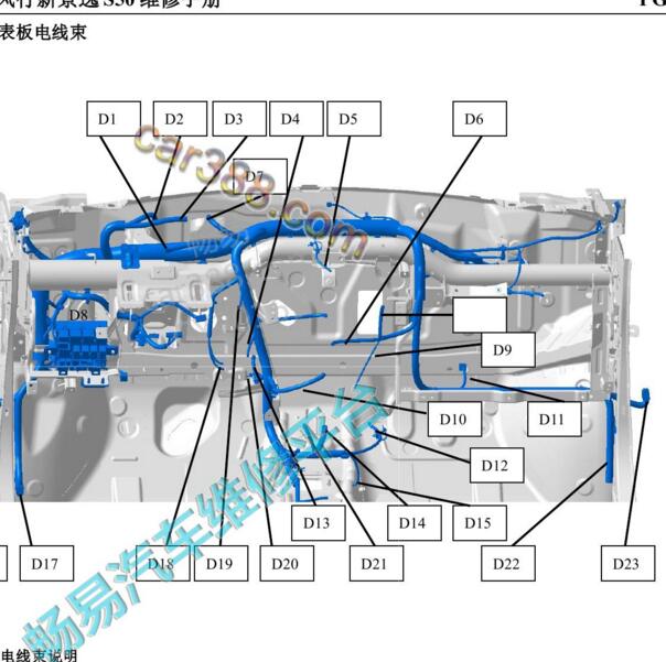 2017-2019年景逸S50空调部件位置