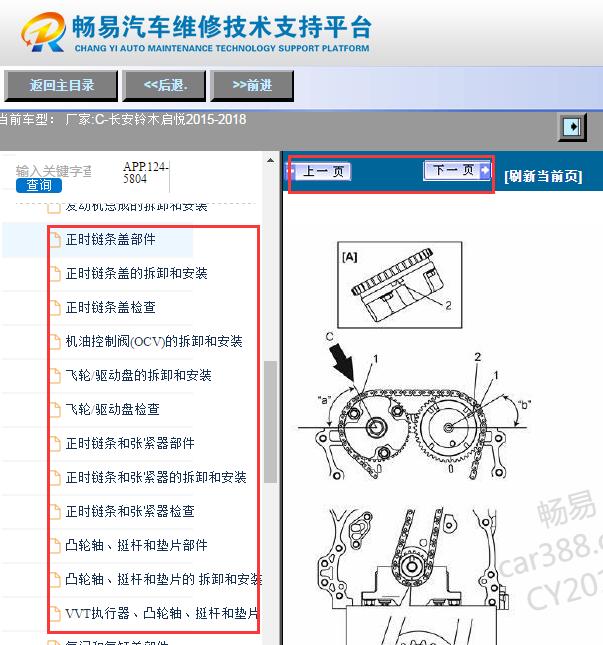 2015-2018年长安铃木启悦发动机正时