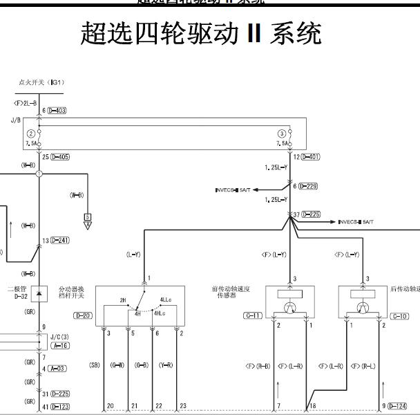 2011年长丰猎豹四驱电路图