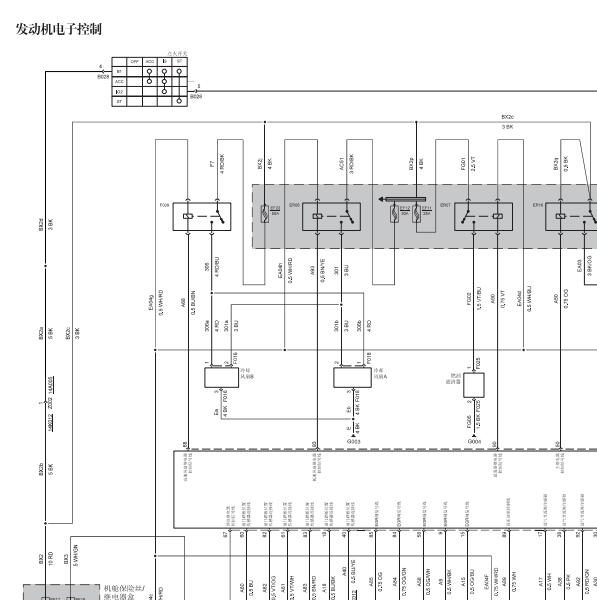 江铃车系JX493ZLQ4发动机电路图