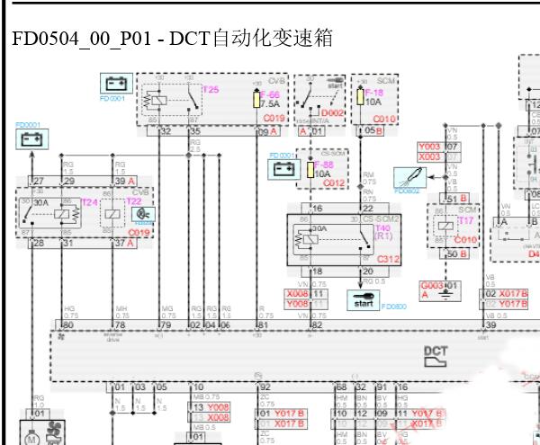 法拉利458变速箱线路图