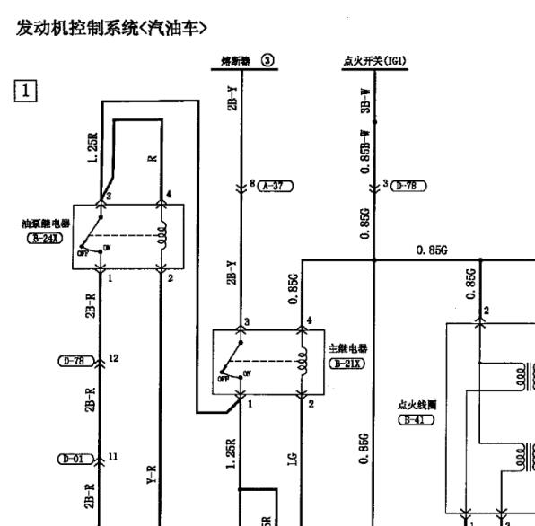 2012年长丰猎豹4G64发动机电路图