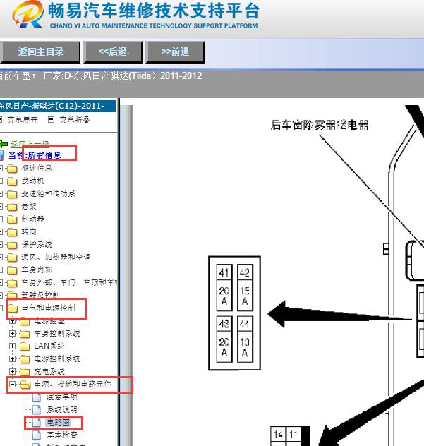 2012年日产骐达保险丝和继电器位置
