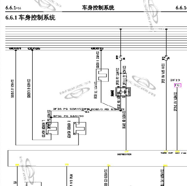 2017-2018年长安欧尚A800车身电路图
