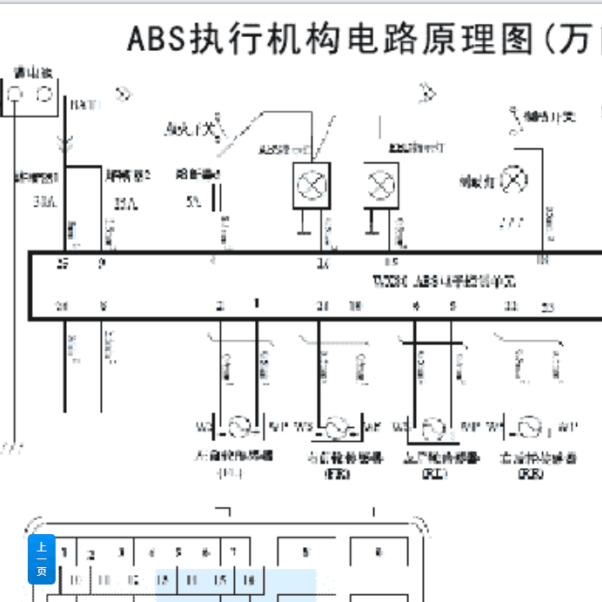 2016年东风风光370 ABS电路图