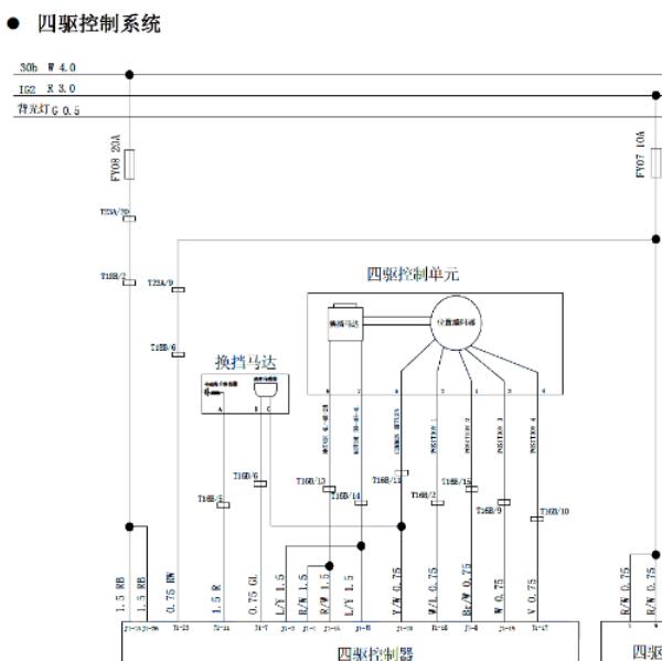 2014年黄海N3四驱电路图