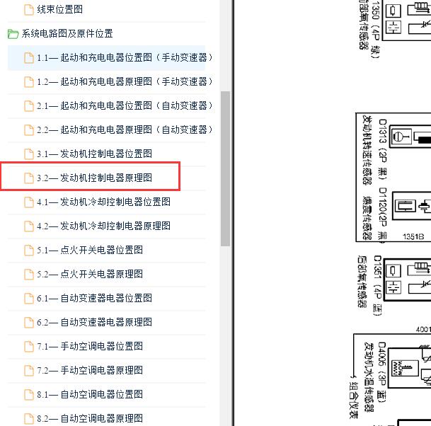 2010年东风风神S30 N6A 10FX3A PSA发动机电路图