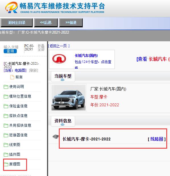 2021-2022年长城摩卡全车电路图