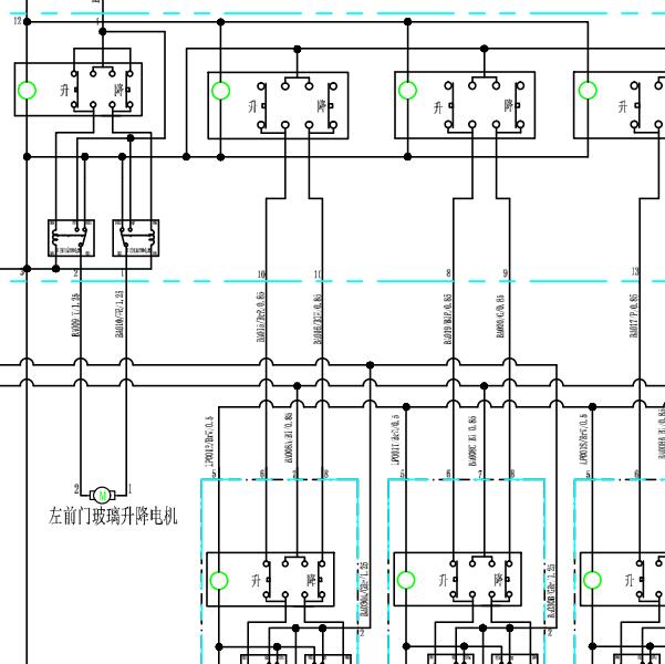 2013年北汽威旺M20车身相关电路图