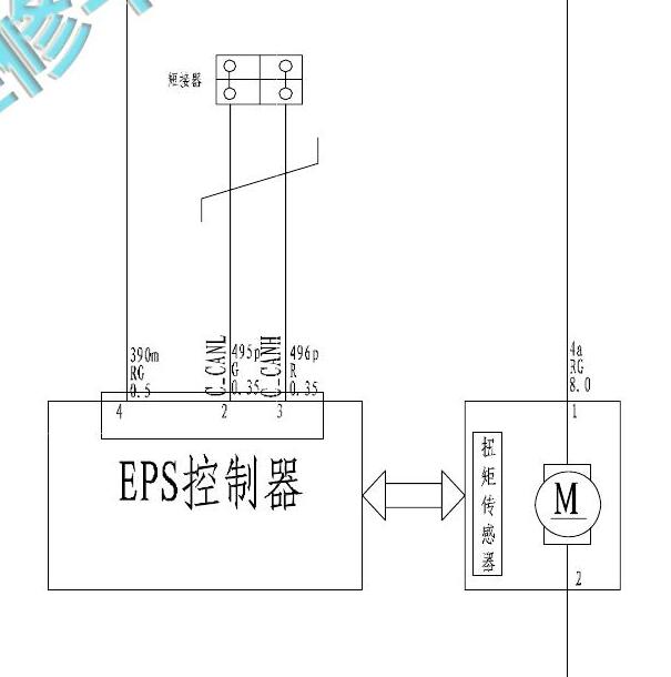2015年长城哈弗H2 转向电路图