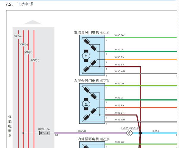 2018年奇瑞瑞虎8空调电路图