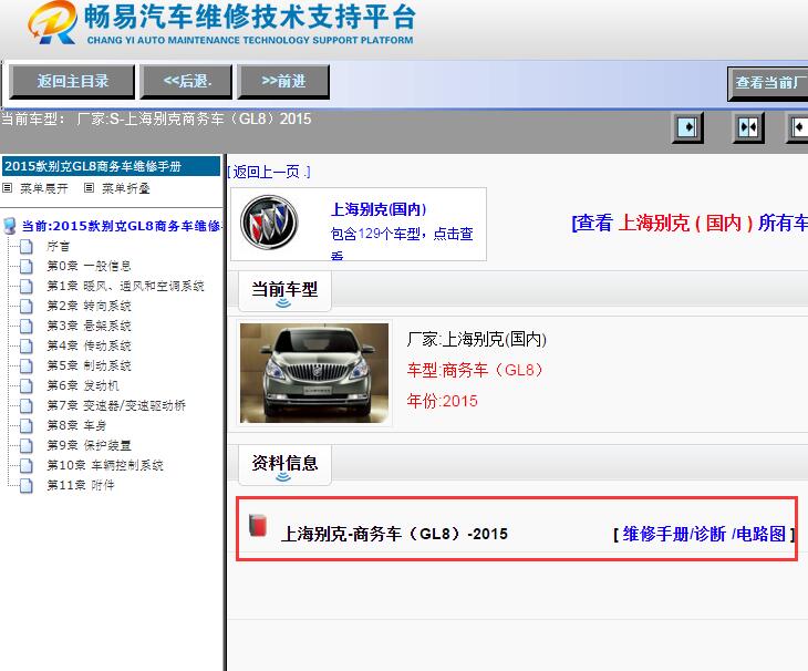 上海别克-商务车（GL8）-2015[ 维修手册/诊断 /电路图 ]