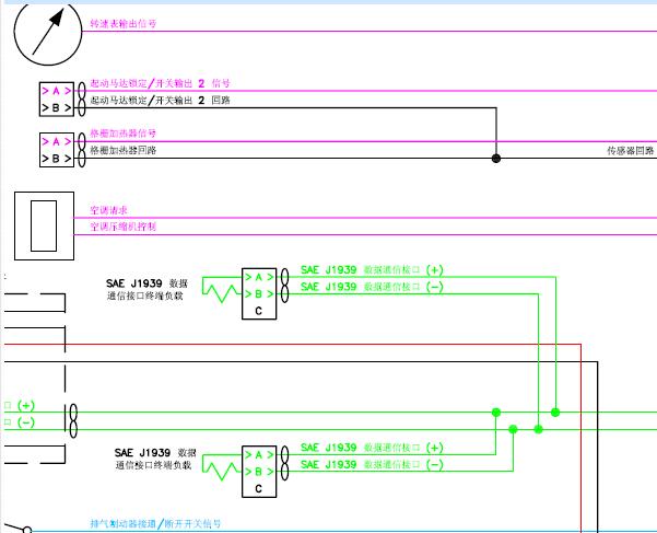 福田ISF2.8s5F148发动机电路图
