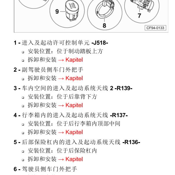 2018年大众速腾天线1和天线2位置