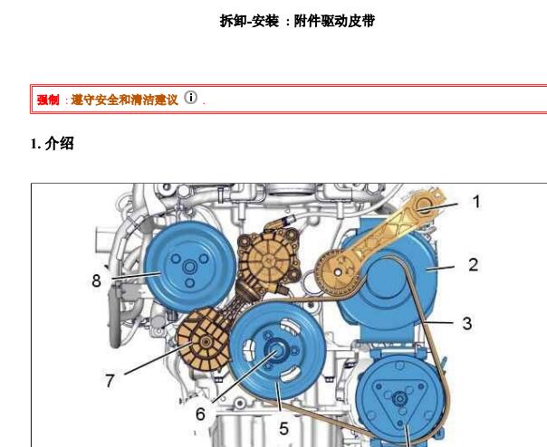 2014年雪铁龙C4发电机皮带拆装