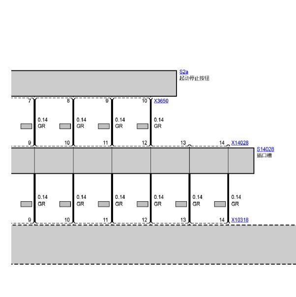 2014年宝马X1 启停电路图