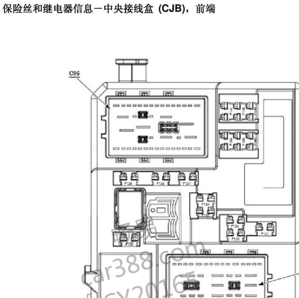 2012年福特福克斯保险丝盒说明