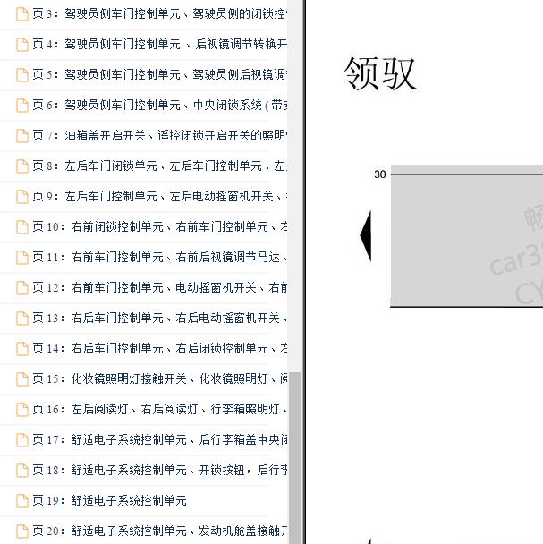 2006-2008年大众帕萨特 舒适单元电路图