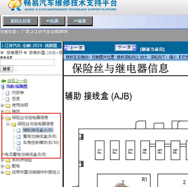 2019年江铃汽车-全顺保险丝继电器位置