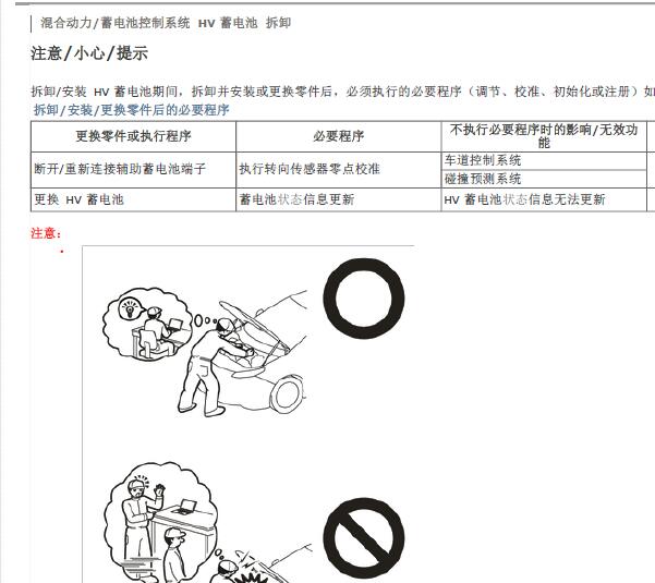 2017年丰田雷凌混合动力维修手册