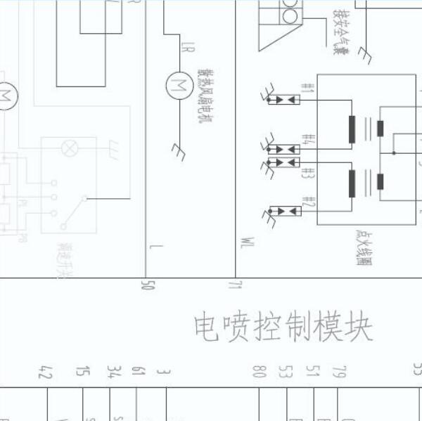 猎豹4RB3发动机电路图