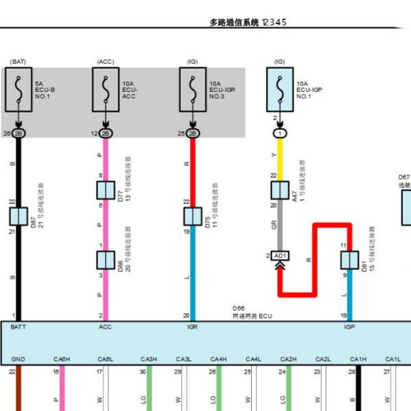 2021年丰田塞纳网络通讯电路图